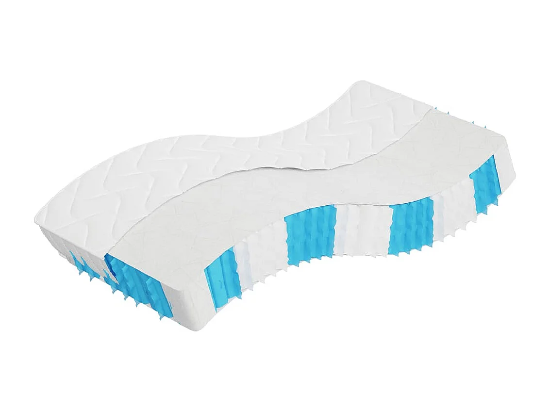 Matelas à ressorts ensachés dureté moyenne 90x200 cm