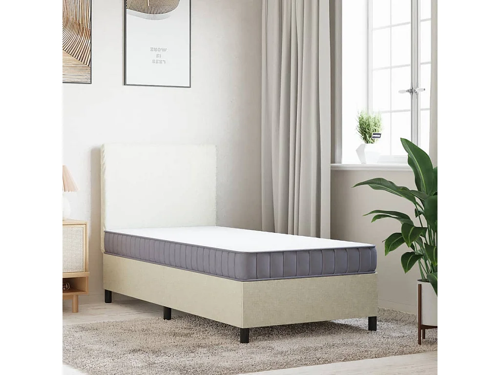 Matelas en mousse moyennement doux 90x200 cm