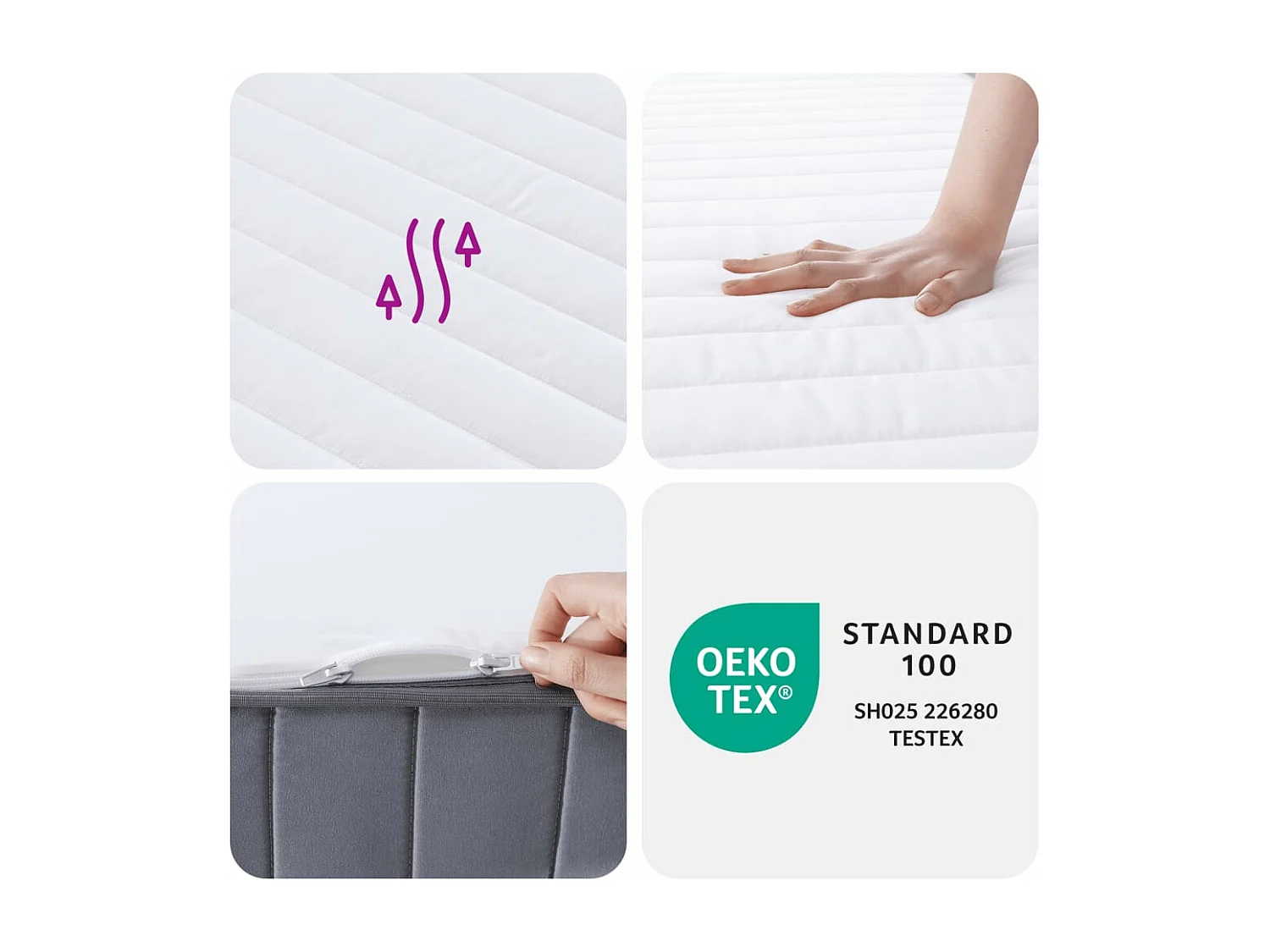 Schuimmatras middelzacht 80x200 cm