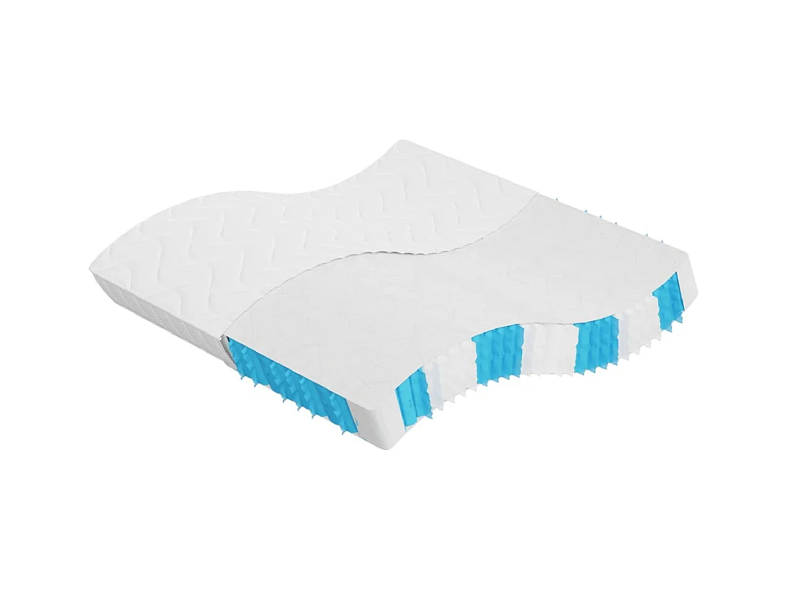 Matelas à ressorts ensachés dureté moyenne 200x200 cm