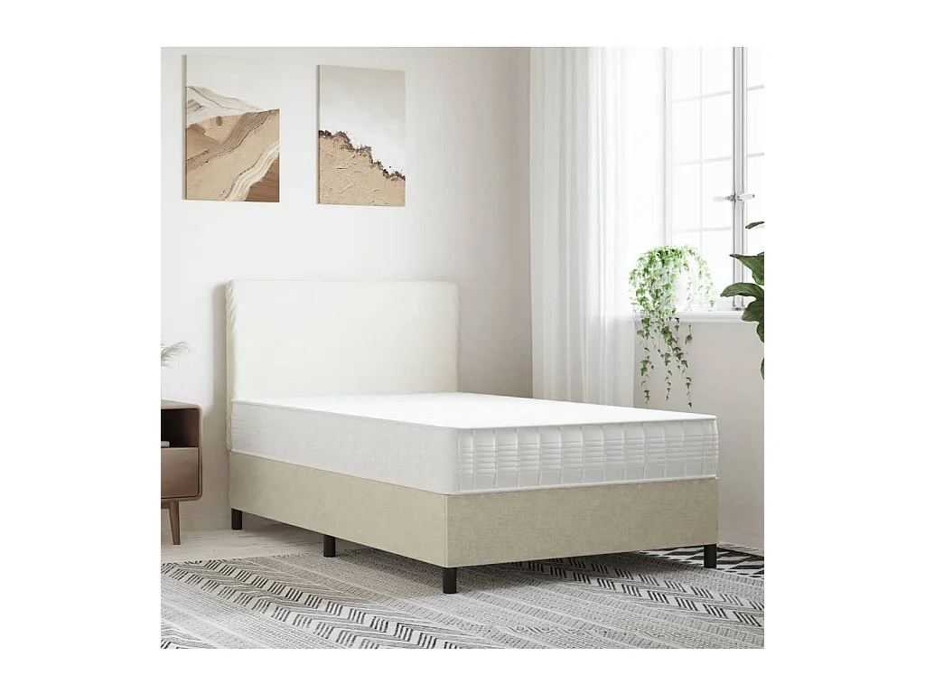 Matelas à ressorts ensachés dureté moyenne 120x200 cm