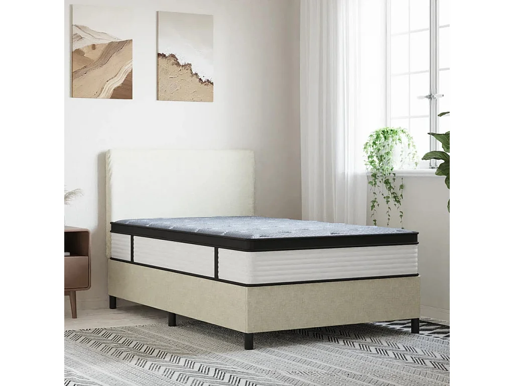 Matelas à ressorts ensachés moyen 120x200 cm