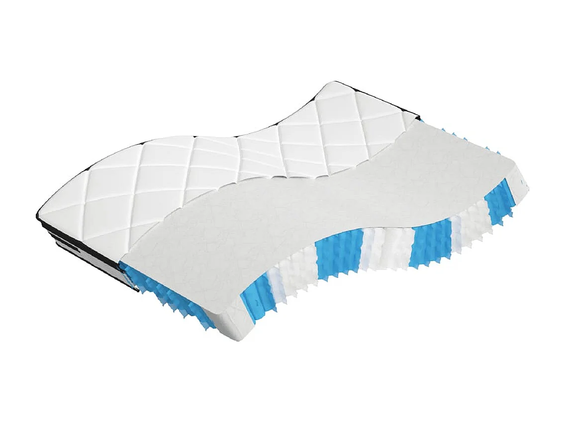 Matelas à ressorts ensachés moyen plus 140x190 cm