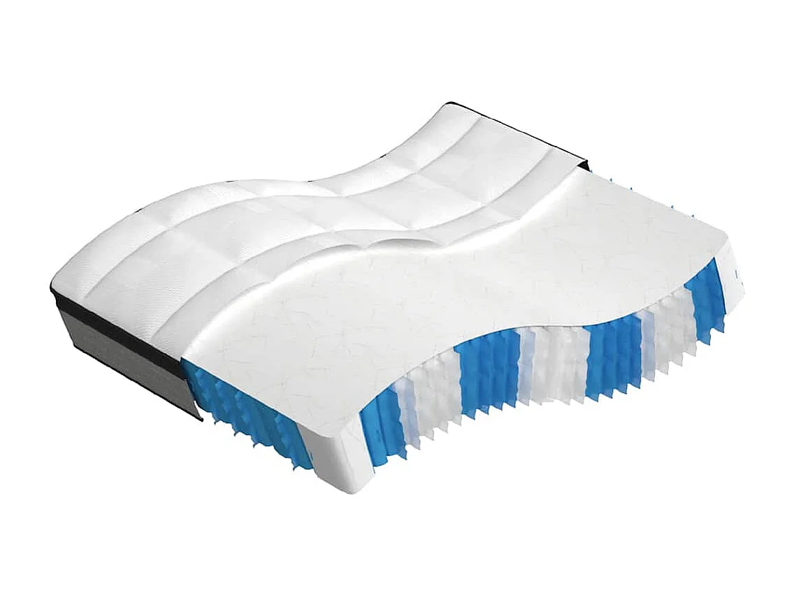 Matelas à ressorts ensachés moyen plus 160x200 cm