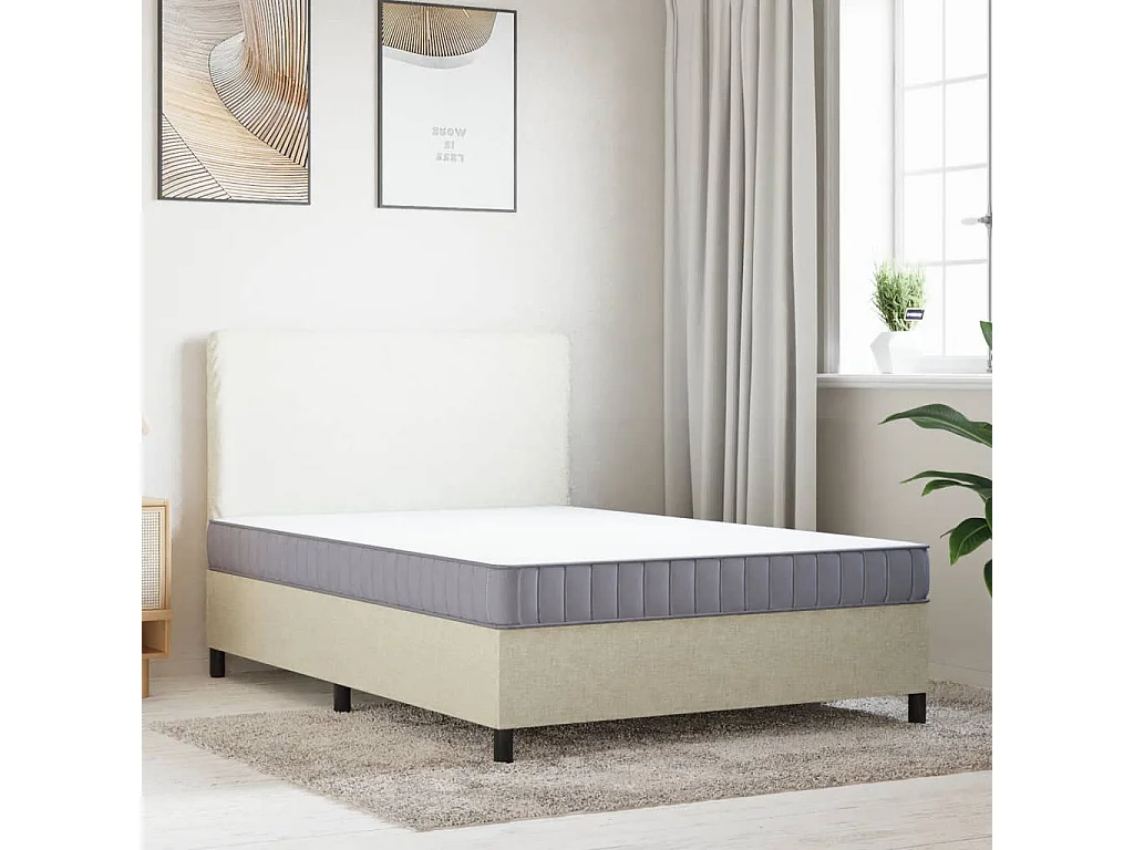 Matelas en mousse moyennement doux 140x190 cm
