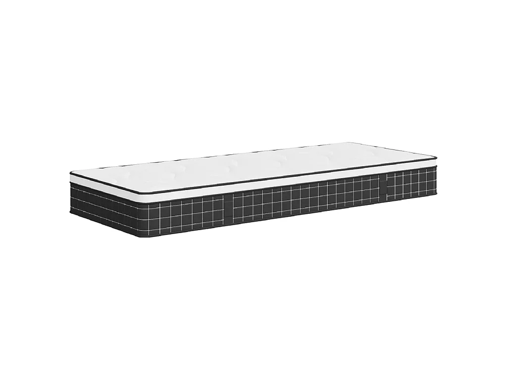 Matelas à ressorts Moyen 80 x 200 cm 23 cm Blanc