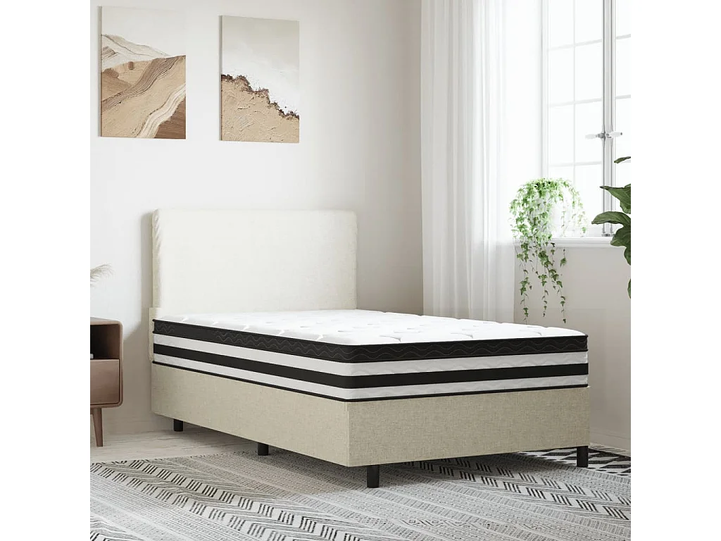 Matelas à ressorts ensachés moyen 120x200 cm