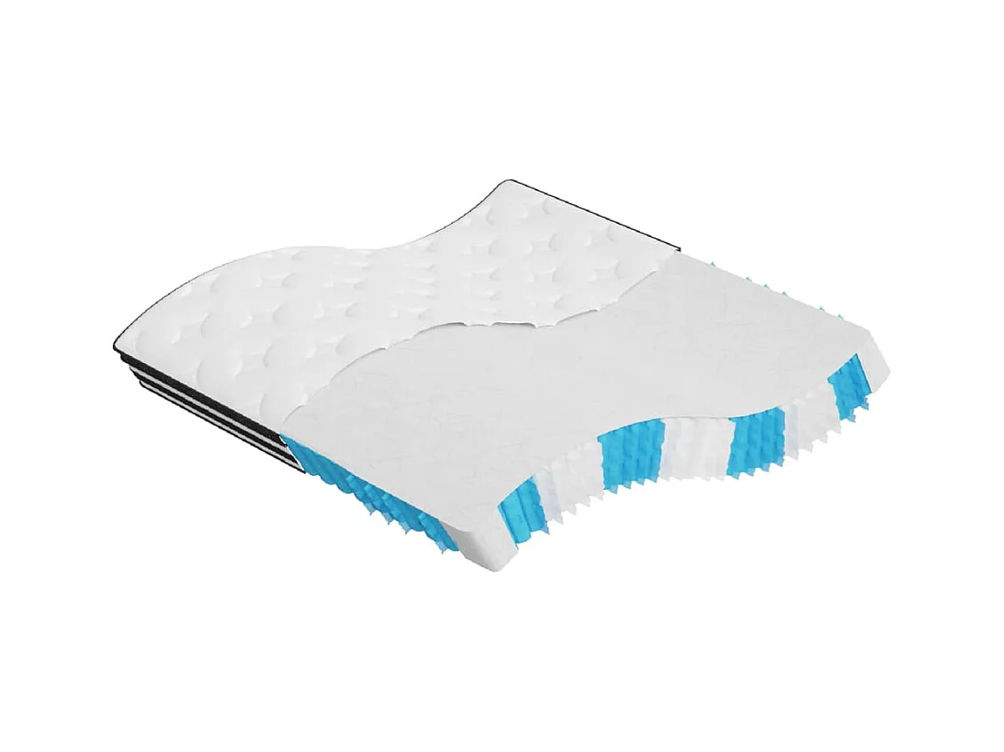 Matelas à ressorts ensachés moyen 200x200 cm