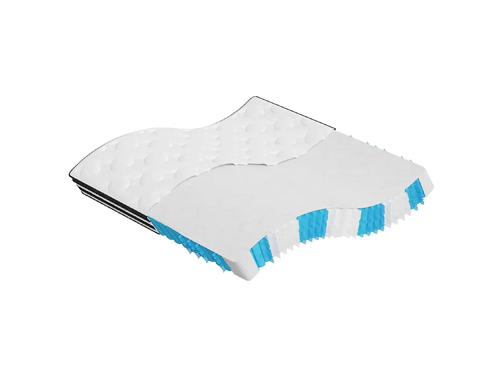 Pocketveringmatras middelhard 200x200 cm