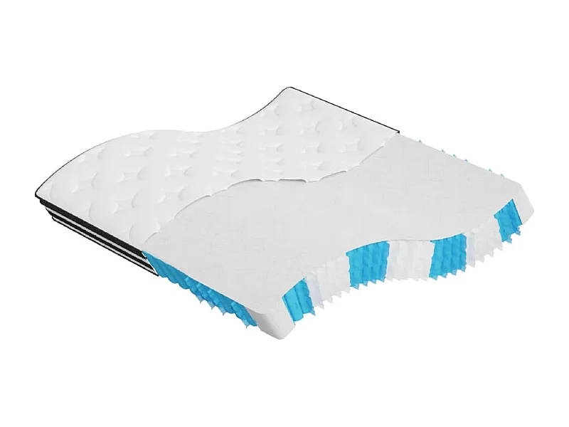 Pocketveringmatras middelhard 200x200 cm