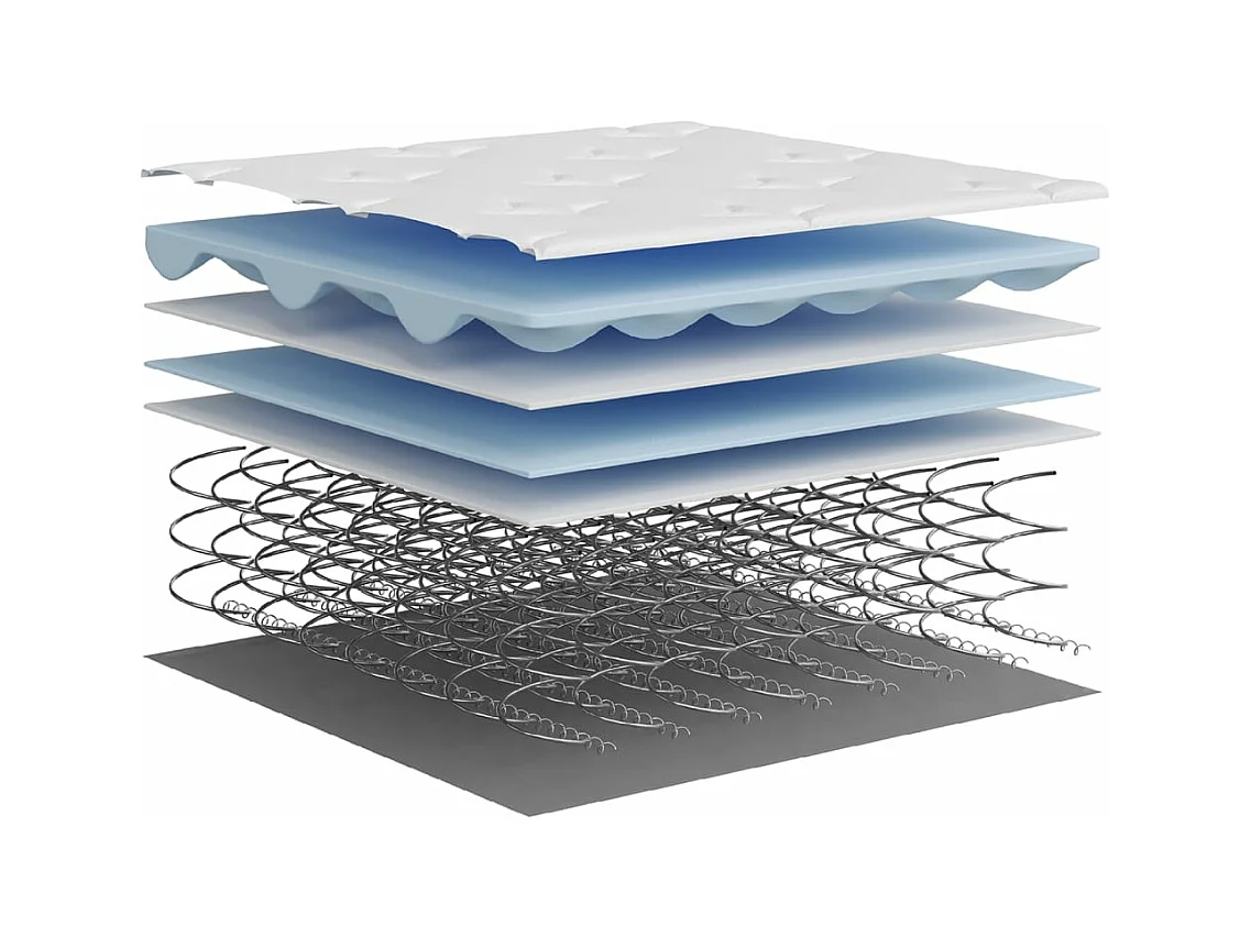 Binnenveringmatras middelhard 90x200 cm