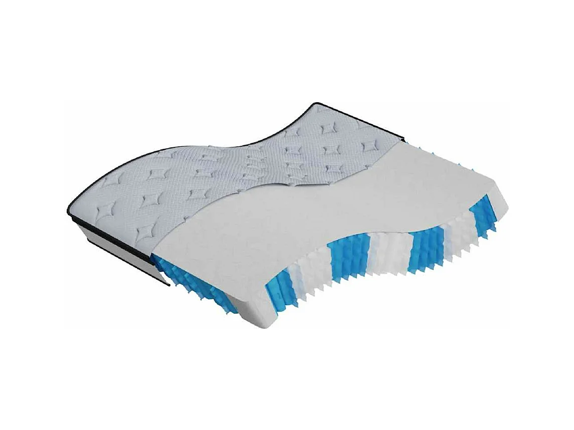 Matelas à ressorts ensachés moyen 140x200 cm