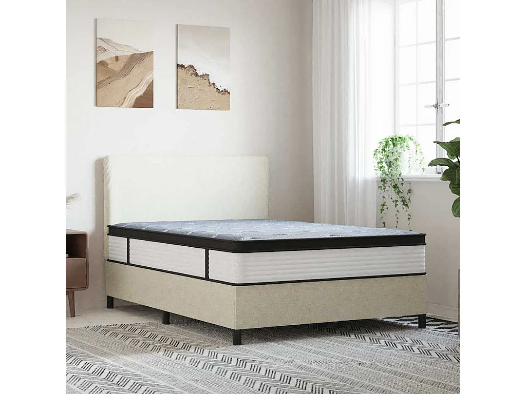 Matelas à ressorts ensachés moyen 140x200 cm