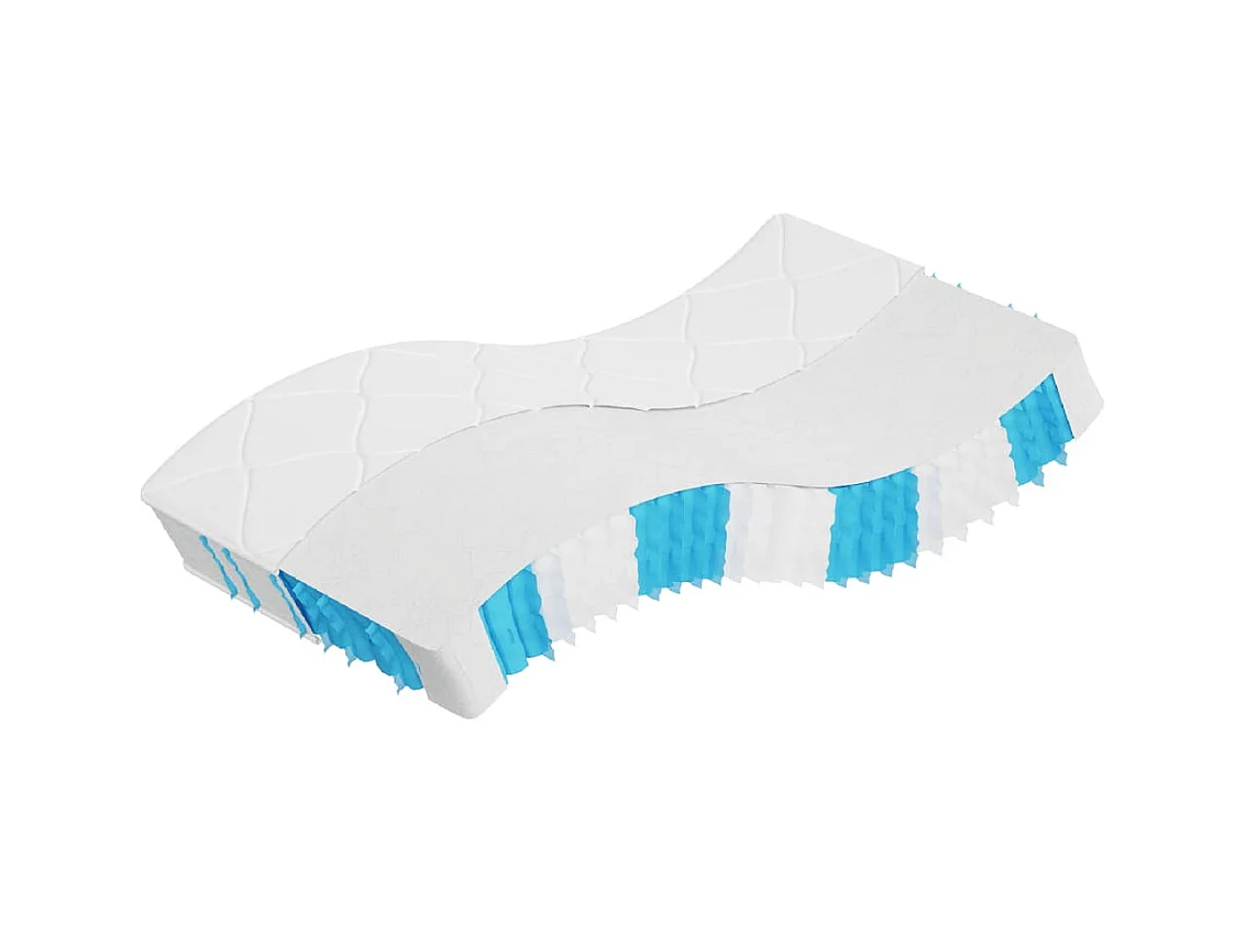Matelas à ressorts ensachés dureté moyenne 120x200 cm