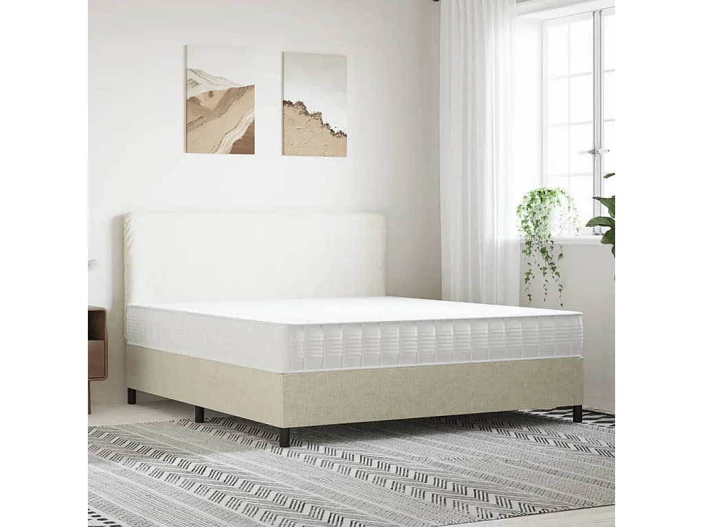 Matelas à ressorts ensachés dureté moyenne 180x200 cm