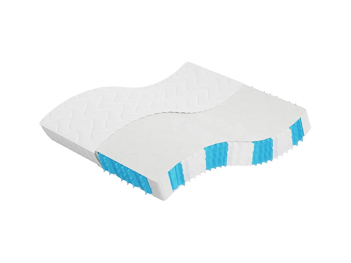 Matelas à ressorts ensachés dureté moyenne 180x200 cm