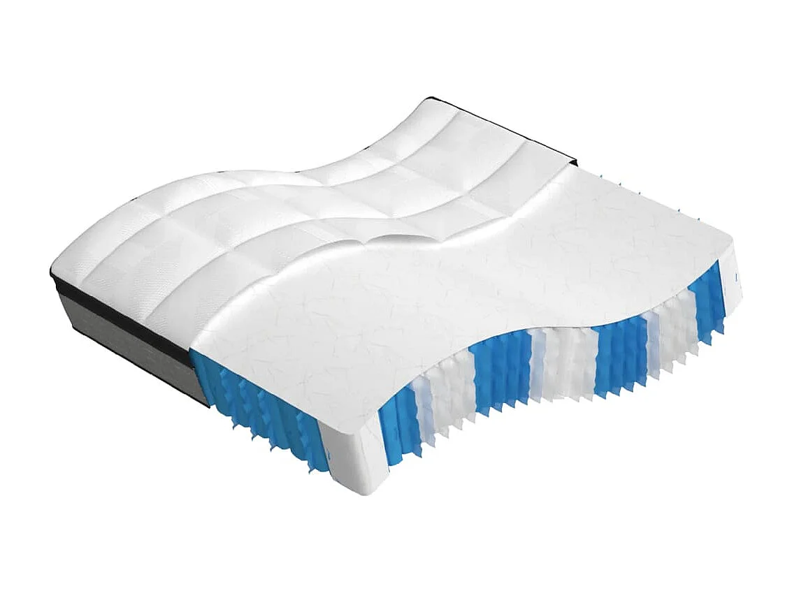 Pocketveringmatras middelhard-plus 180x200 cm