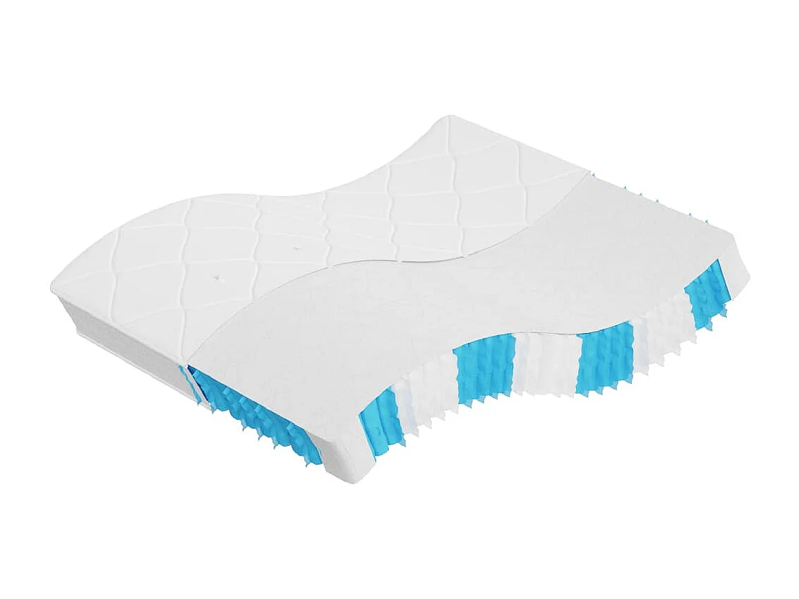 Pocketveringmatras middelhard-hard 160x200 cm Super King Size