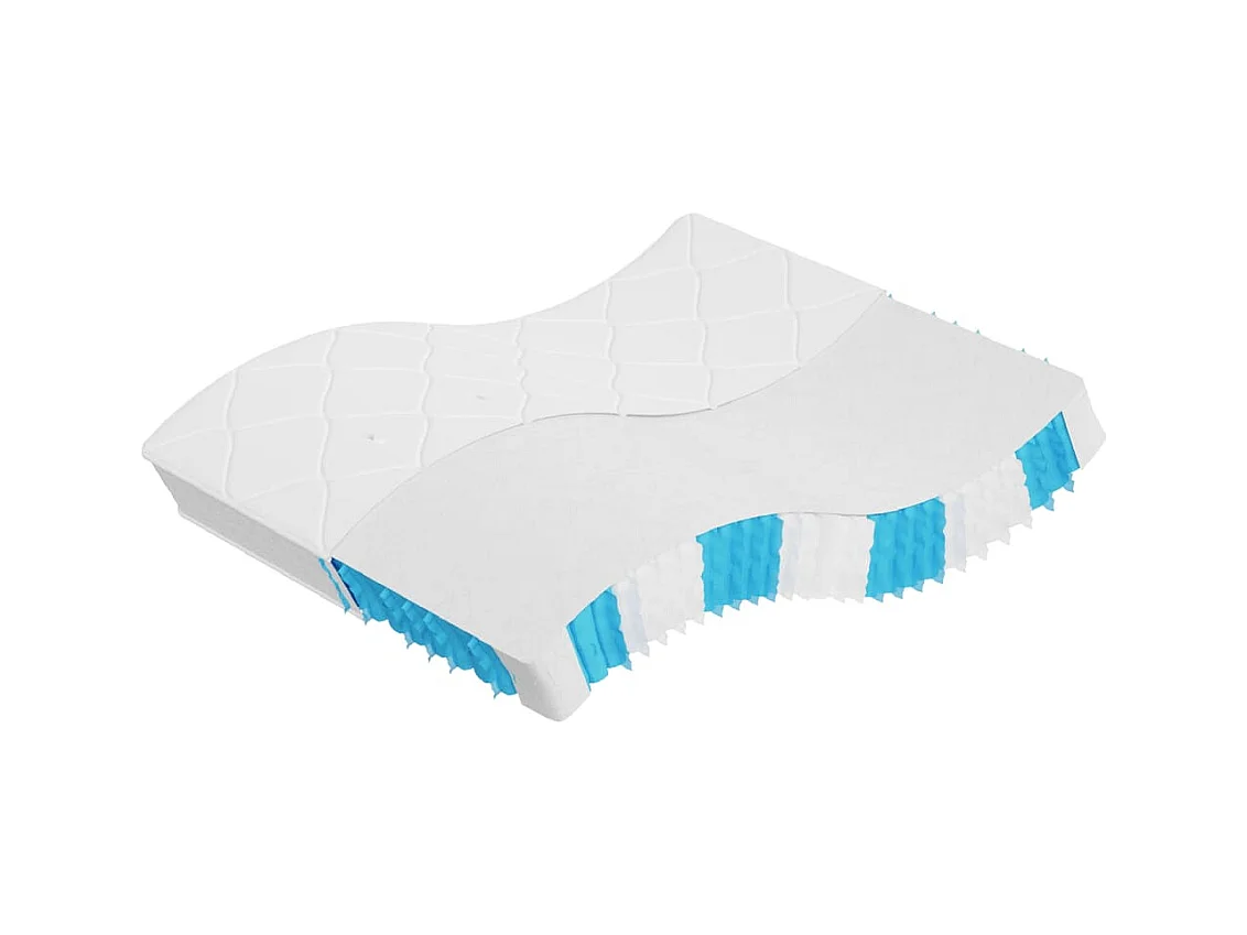 Matelas à ressorts ensachés dureté moyenne 160x200 cm