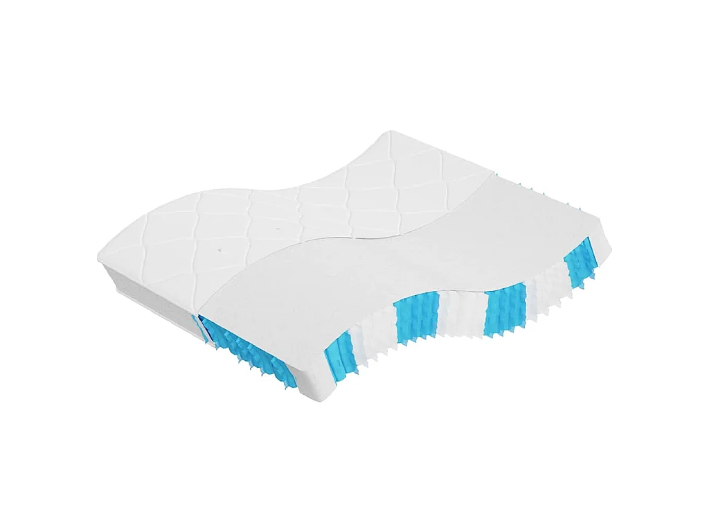 Matelas à ressorts ensachés dureté moyenne 160x200 cm