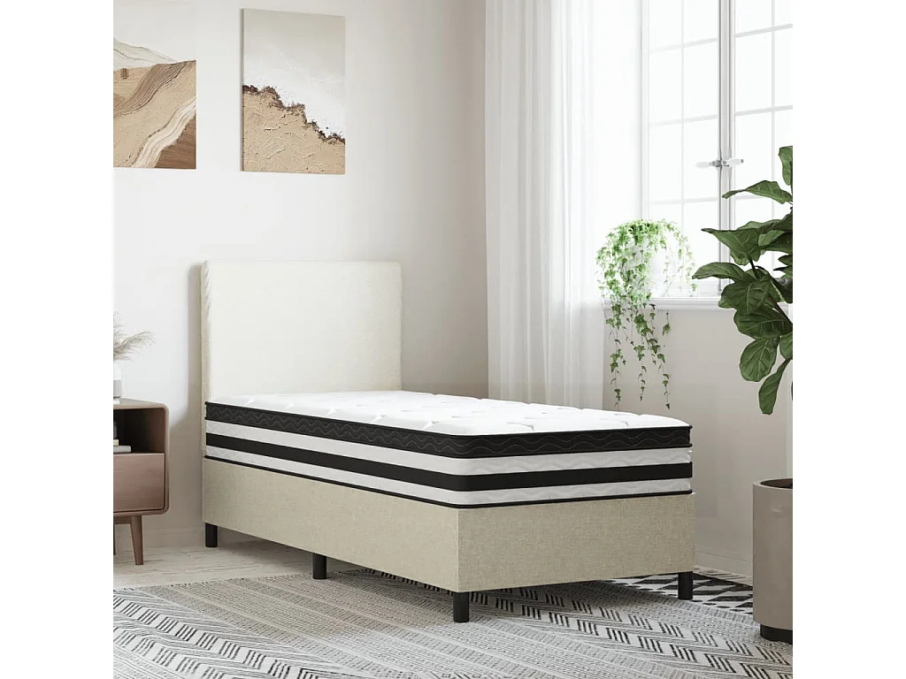 Pocketveringmatras middelhard 80x200 cm