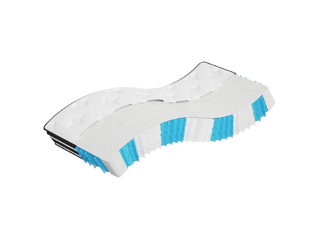 Matelas à ressorts ensachés moyen 80x200 cm