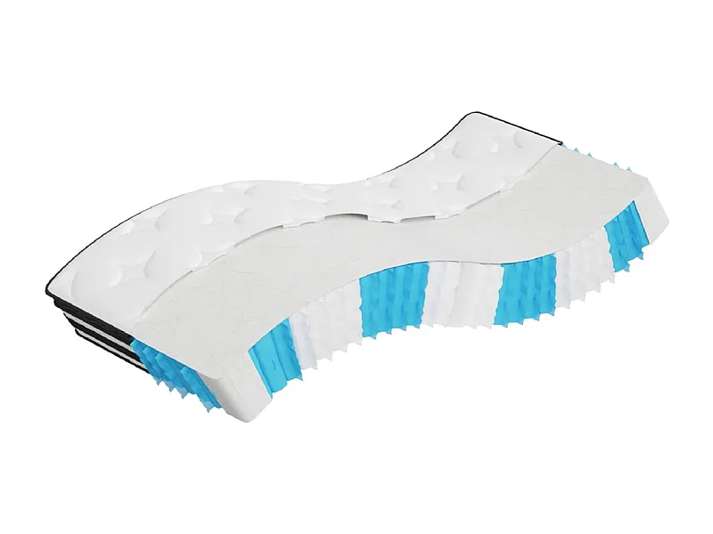 Matelas à ressorts ensachés moyen 80x200 cm