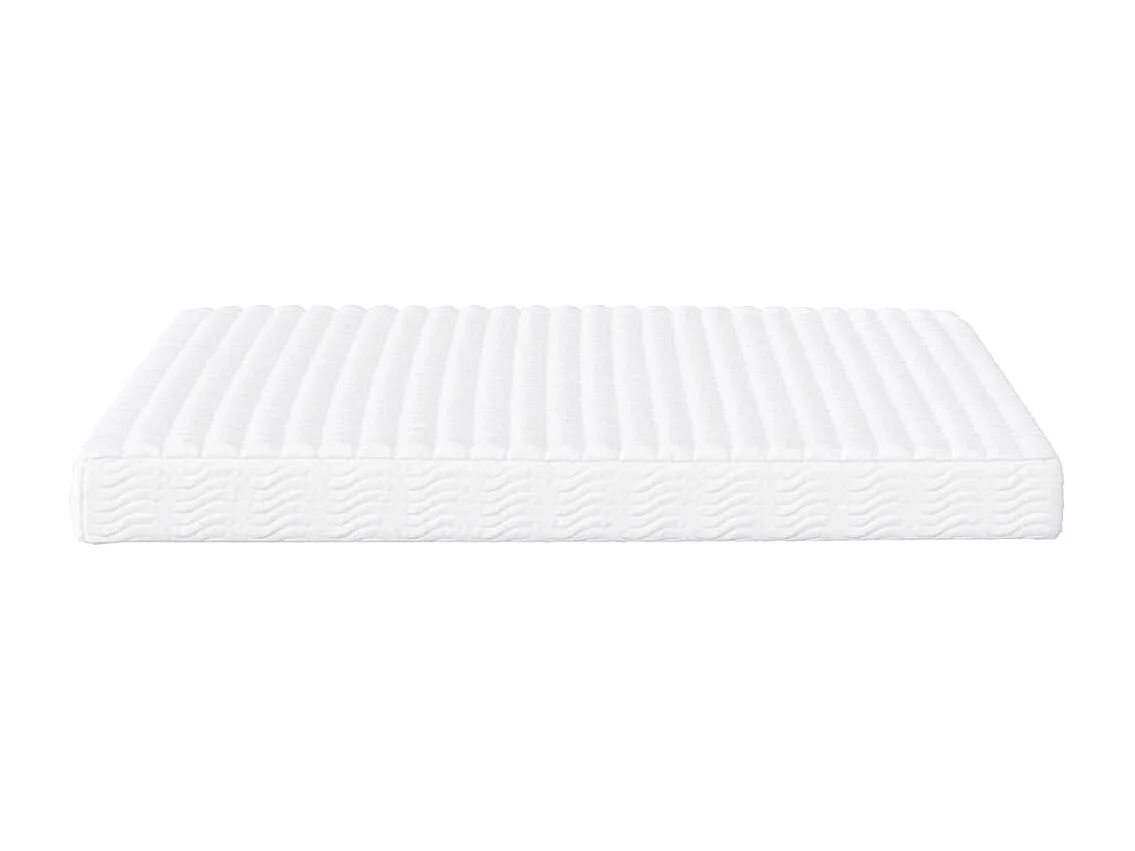Matelas en mousse blanc 200x200 cm dureté H2 H3