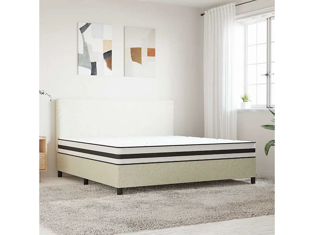 Matelas à ressorts bonnell moyen 200x200 cm