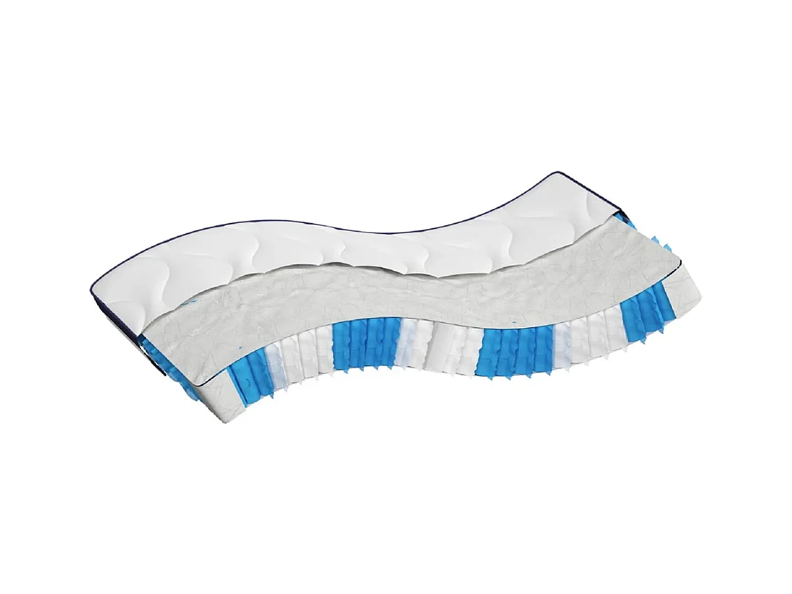 Matelas à ressorts ensachés dureté moyenne 120x200 cm