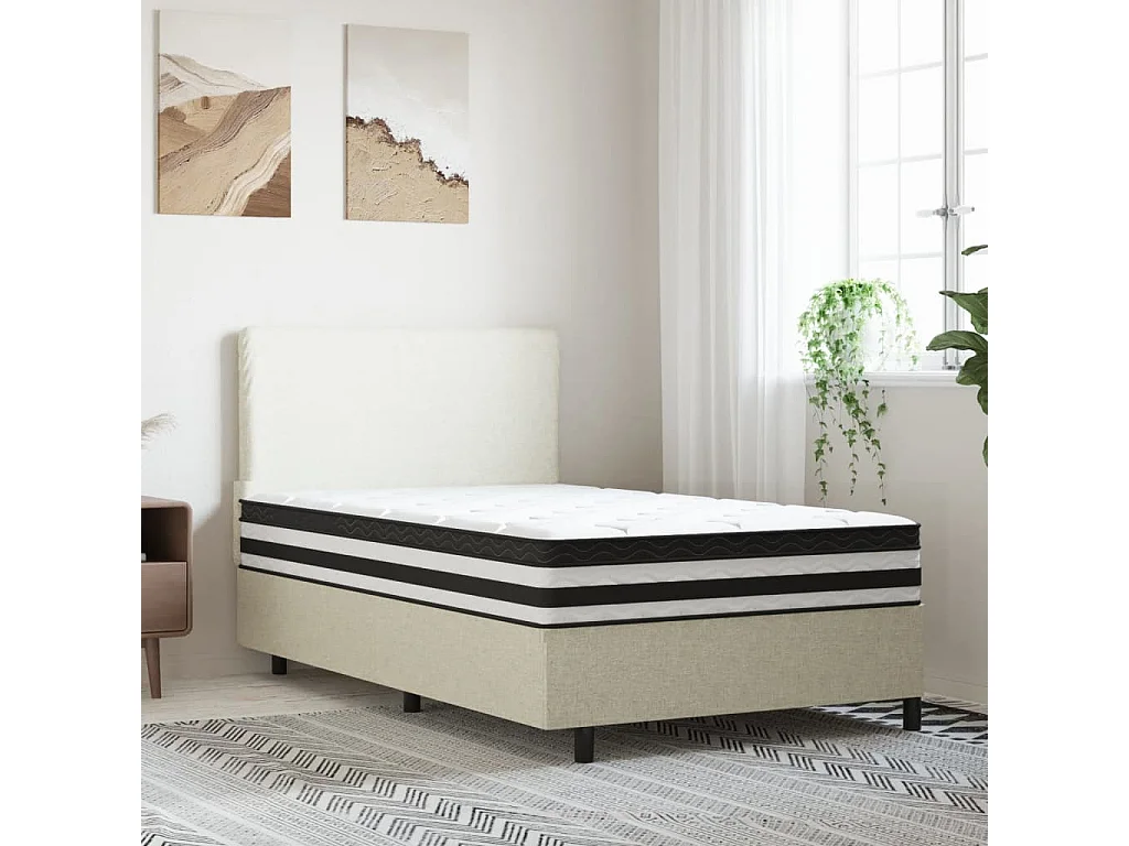 Pocketveringmatras middelhard 100x200 cm