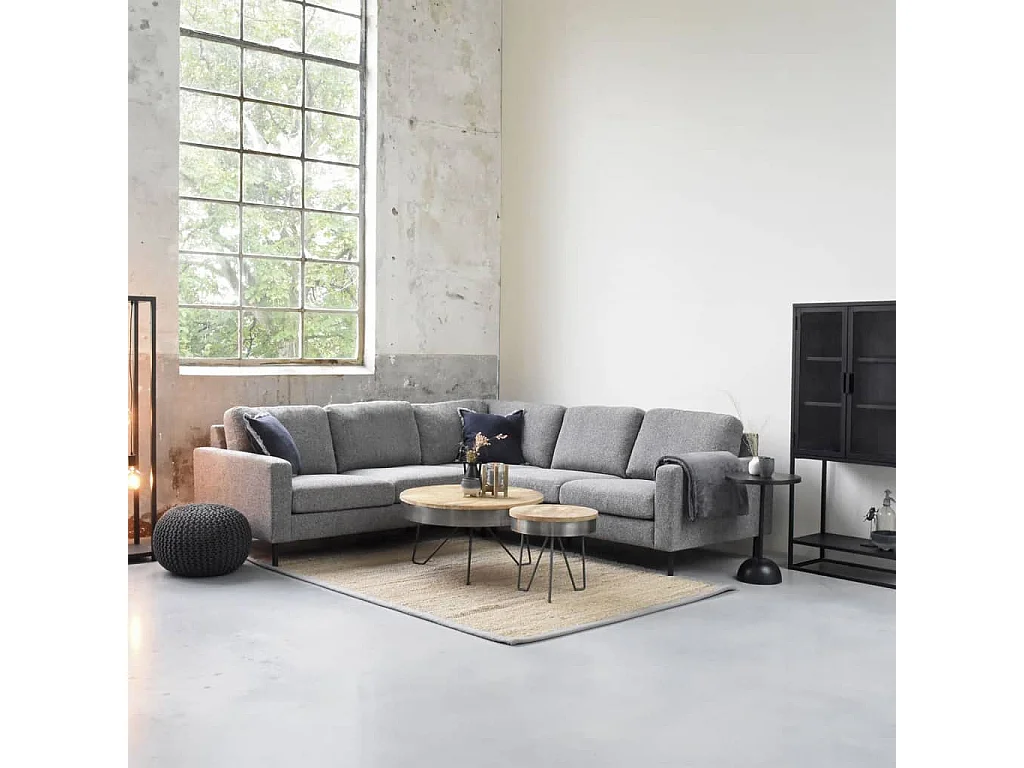 LABEL51 Bijzettafel Spark - Zwart - Metaal