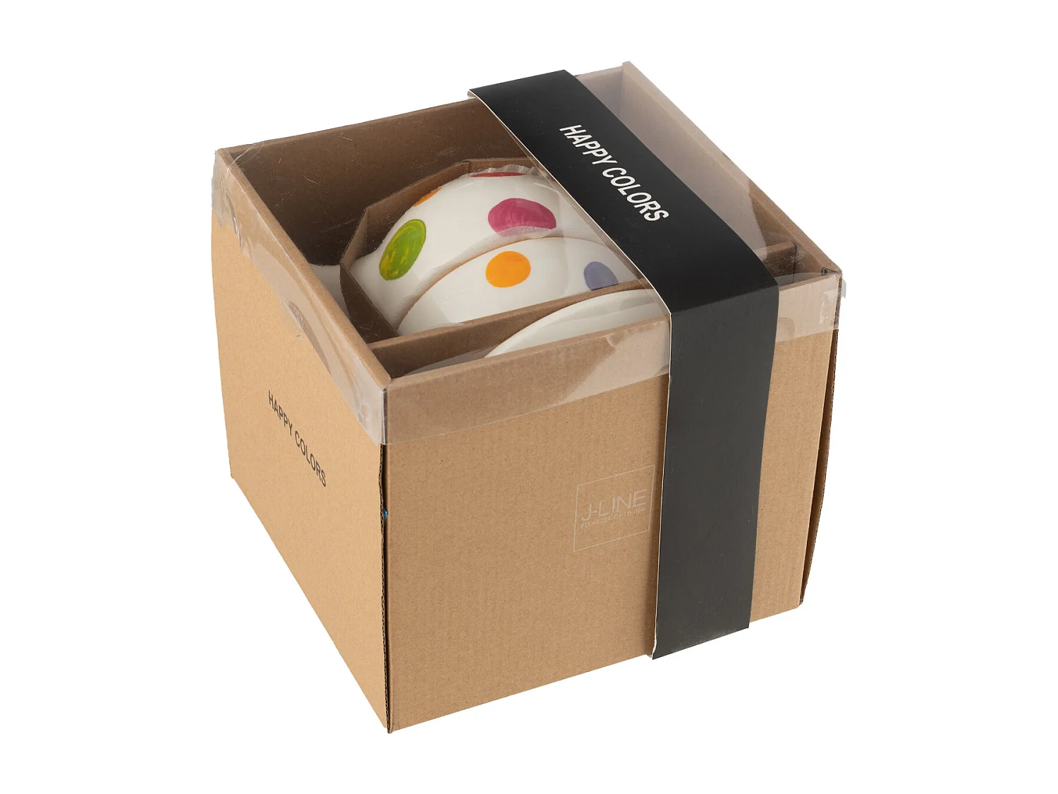 Théière & Tasse avec Sous-Tasse "Pop Art" 19cm Multicolore