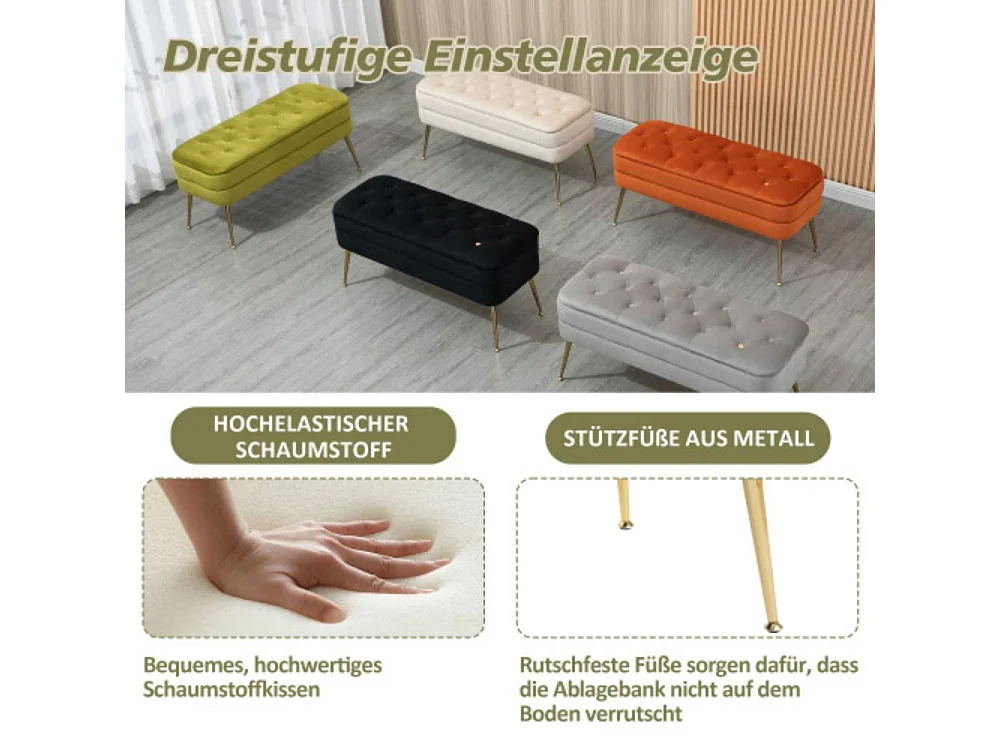 Slaapkamer eindbank met opbergruimte