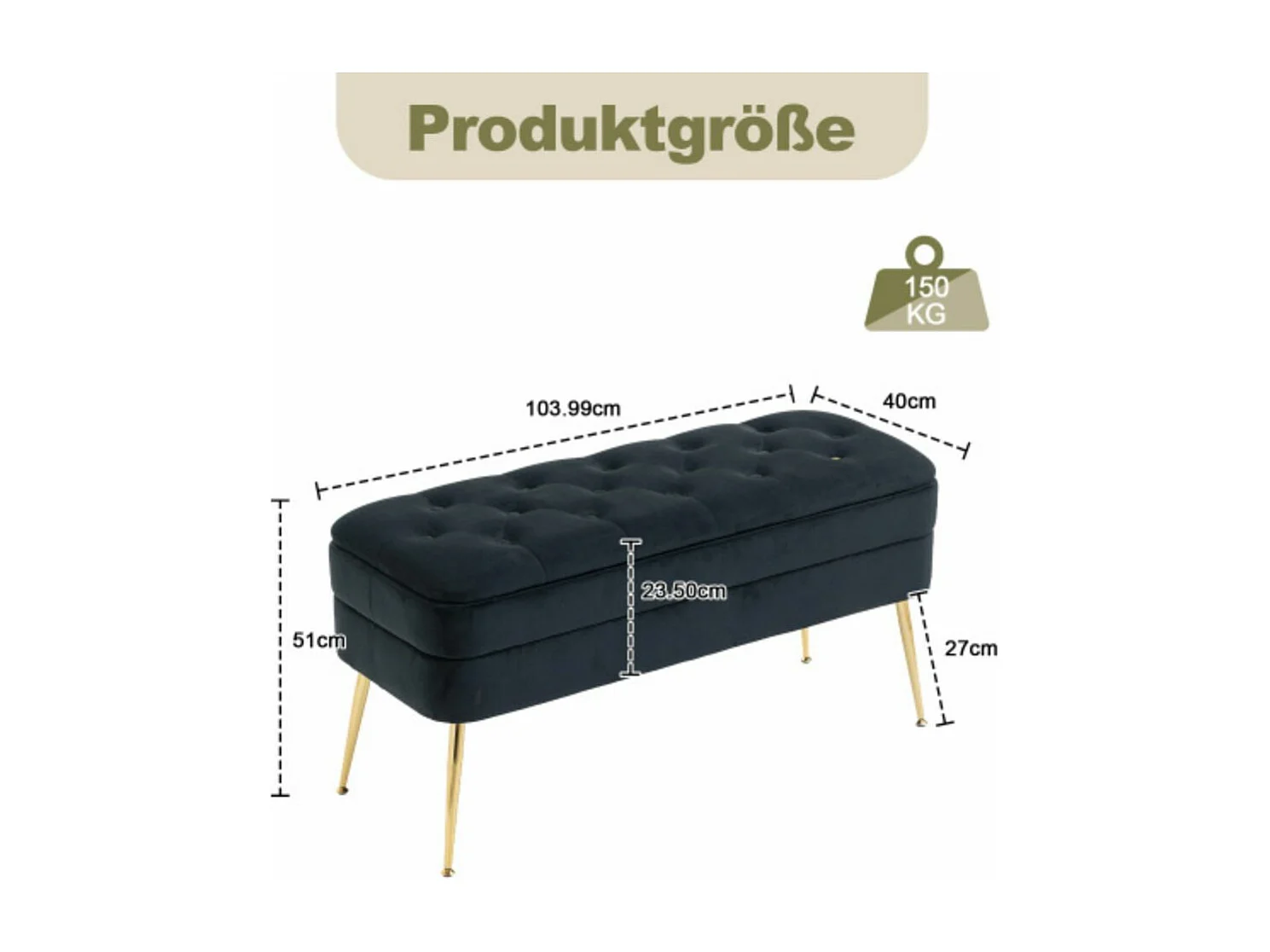 Slaapkamer eindbank met opbergruimte