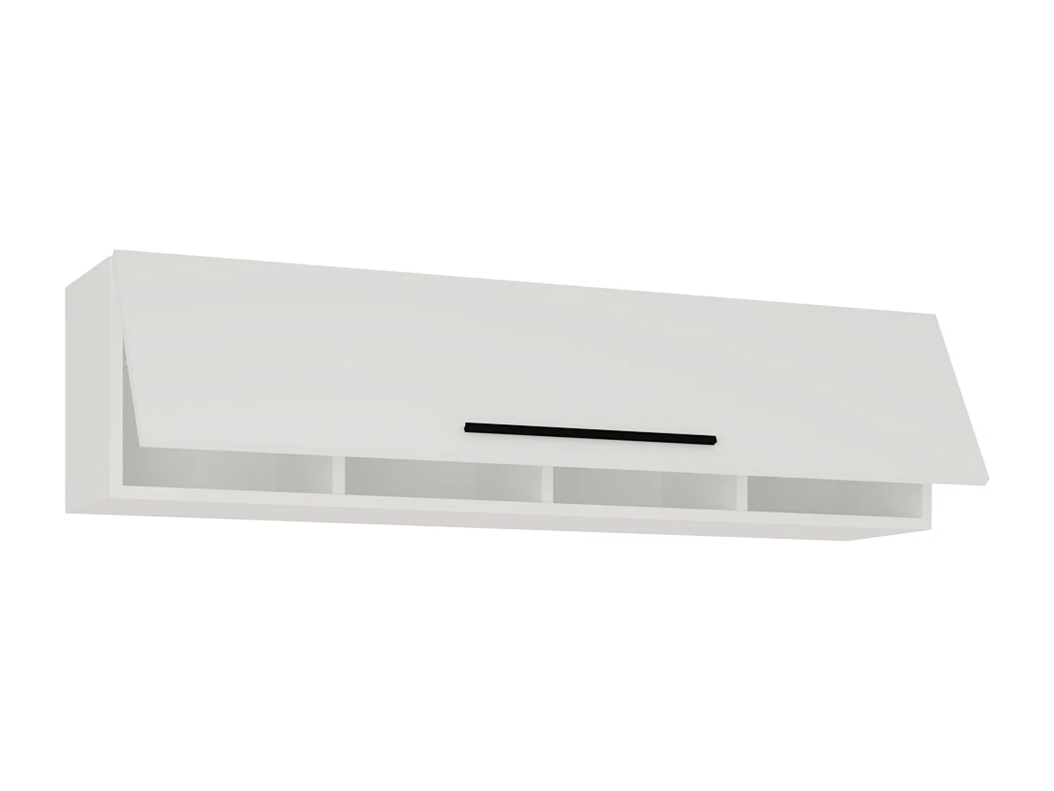 VCM Bois Étagère murale Étagère suspendue Armoire murale pliante Arila XL (Blanc)