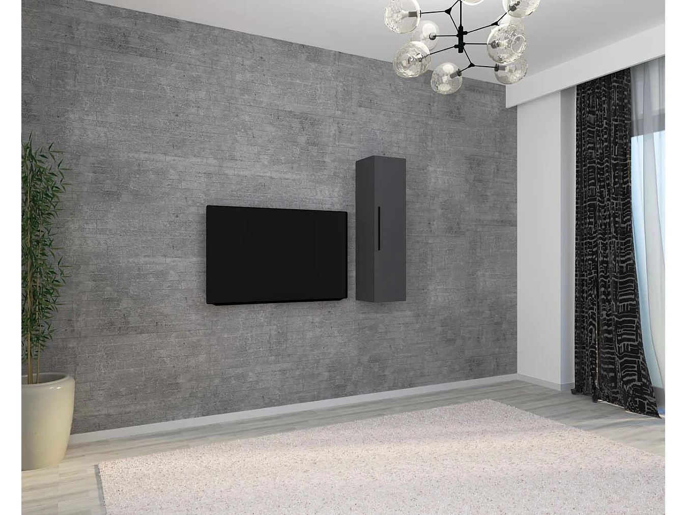 Houten Wandplank Vouwkast Arila XL