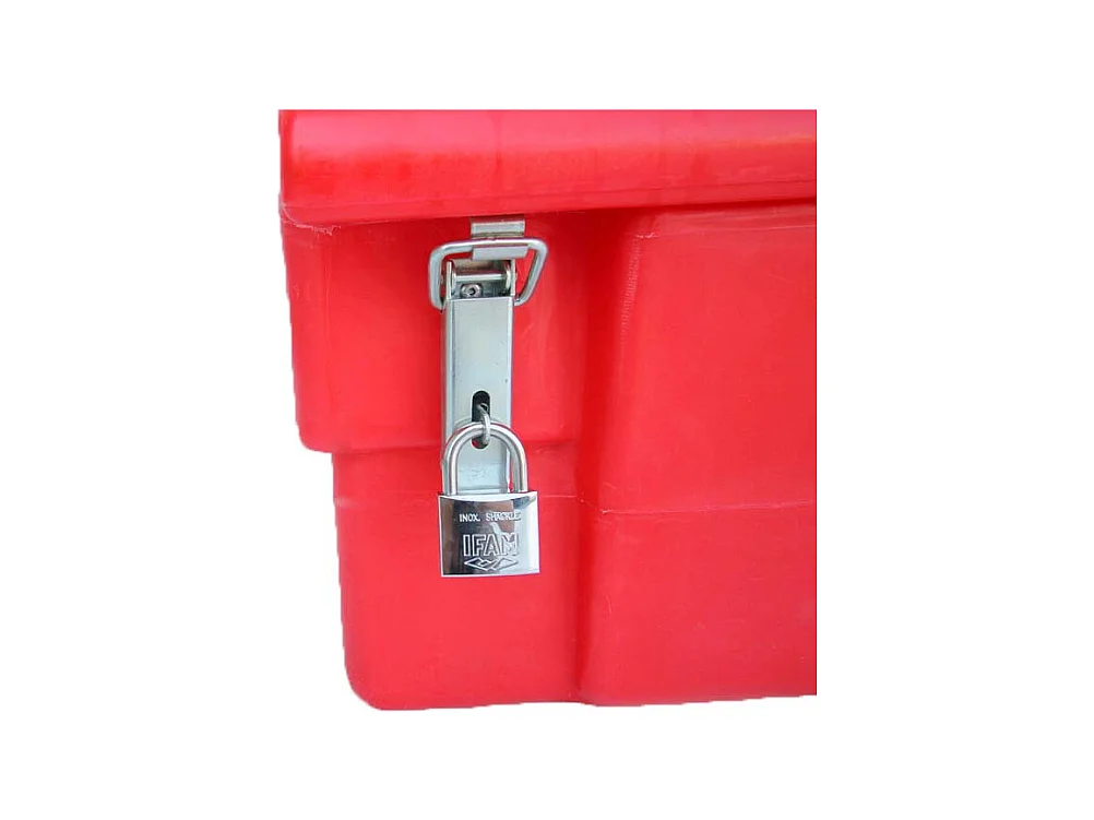 Bac à Sable Incendie/ à Sel De Déneigement 300l+ Grenouillères + Cadenas-lot De 6