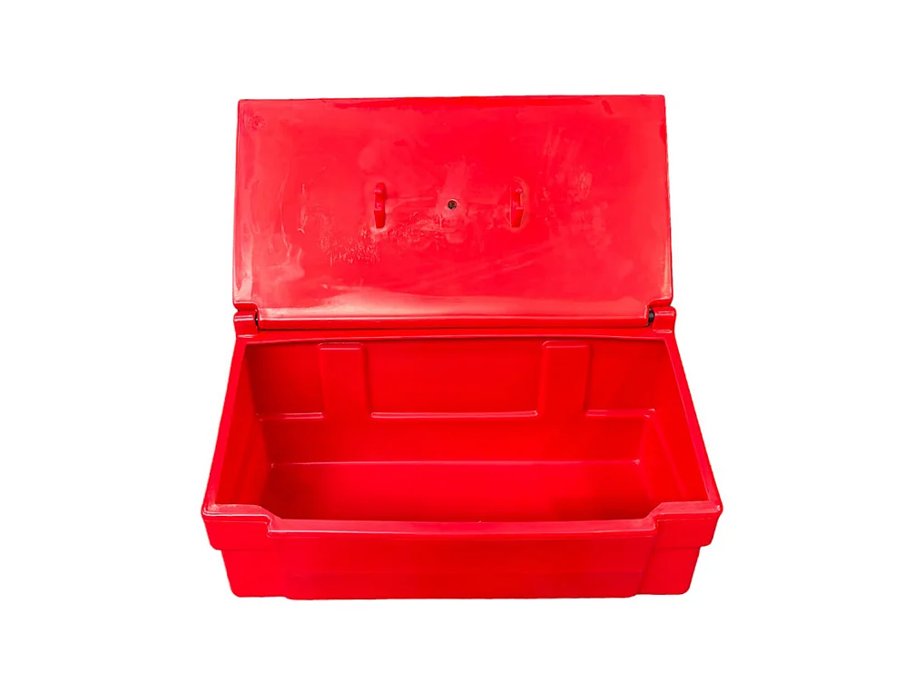 Bac à Sable Incendie/ à Sel De Déneigement 100l + Grenouillères + Cadenas