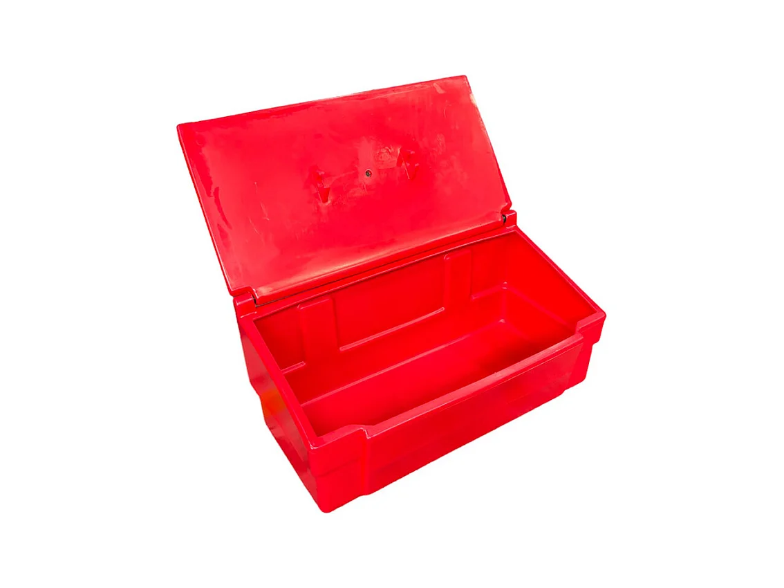 Bac à Sable Incendie/ à Sel De Déneigement 100l + Grenouillères + Cadenas