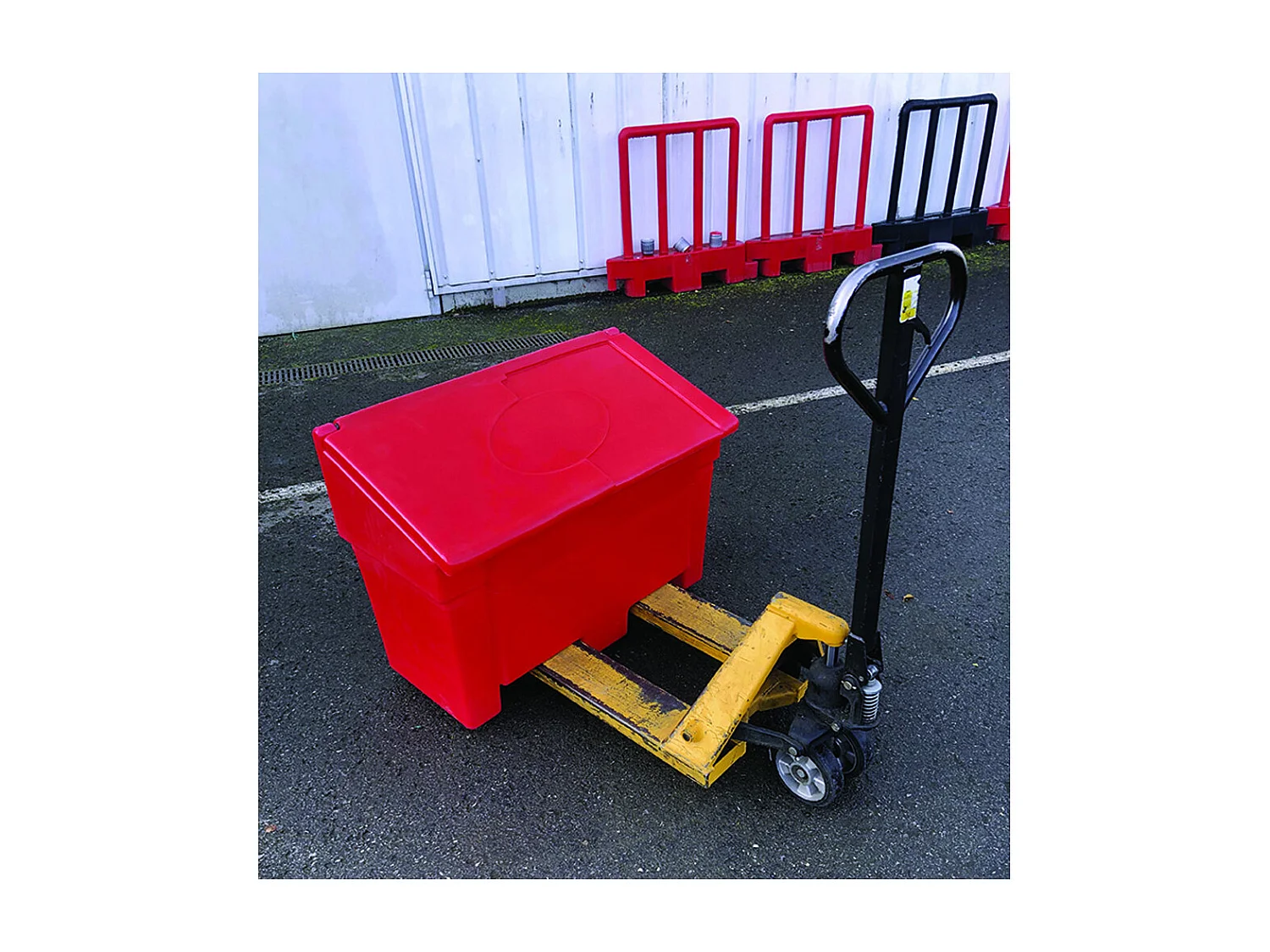 Bac à Sable Incendie/ à Sel De Déneigement 200l- Lot De 6