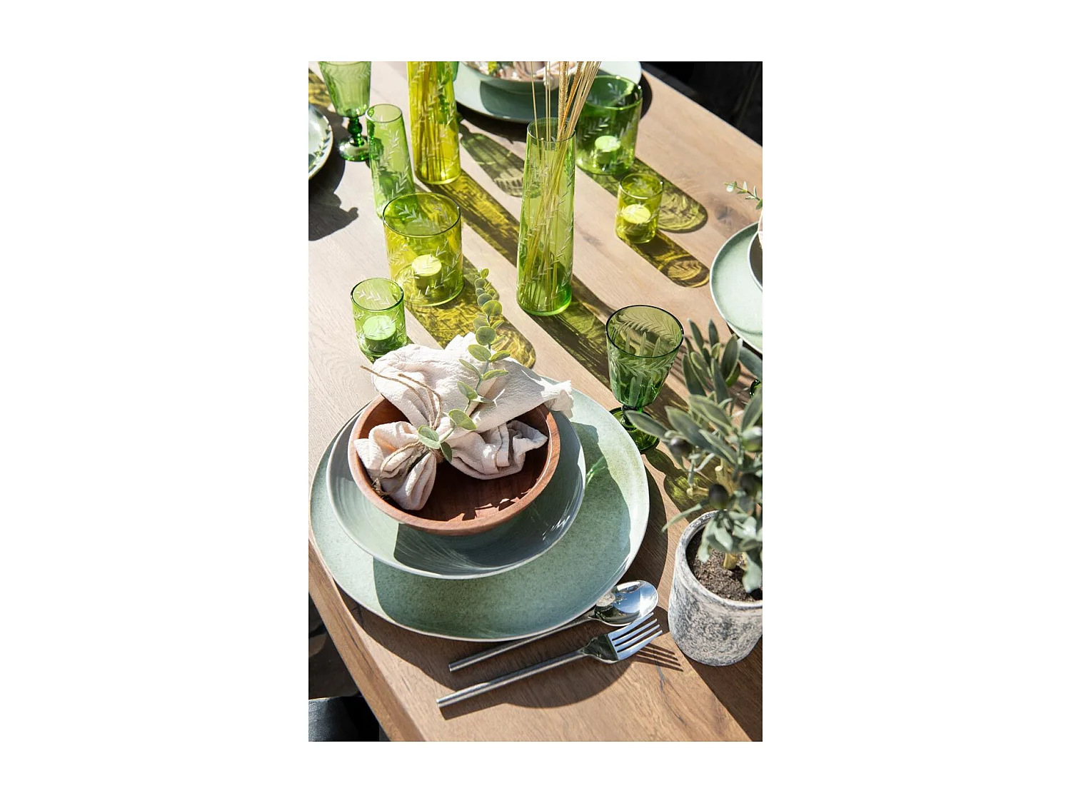 Saladier en Acacia "Dars" 20cm Naturel