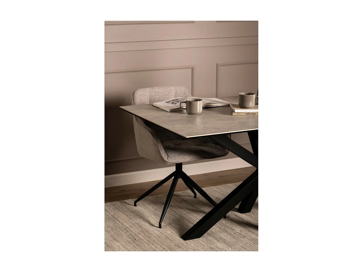 Heaven Esstisch 90x160cm grau.