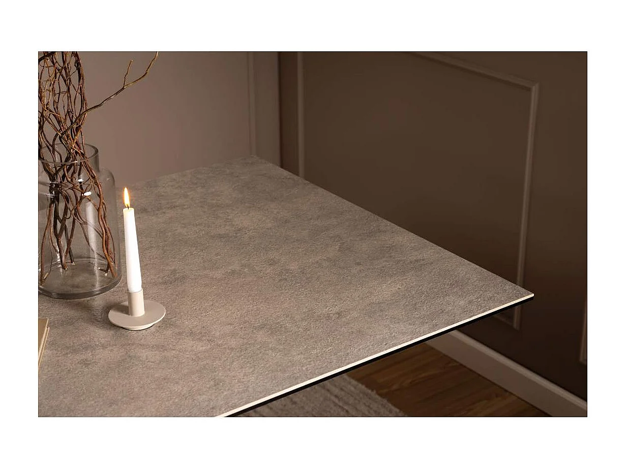 Table de salle à manger rectangulaire en céramique 6 places L160 - NEIVA