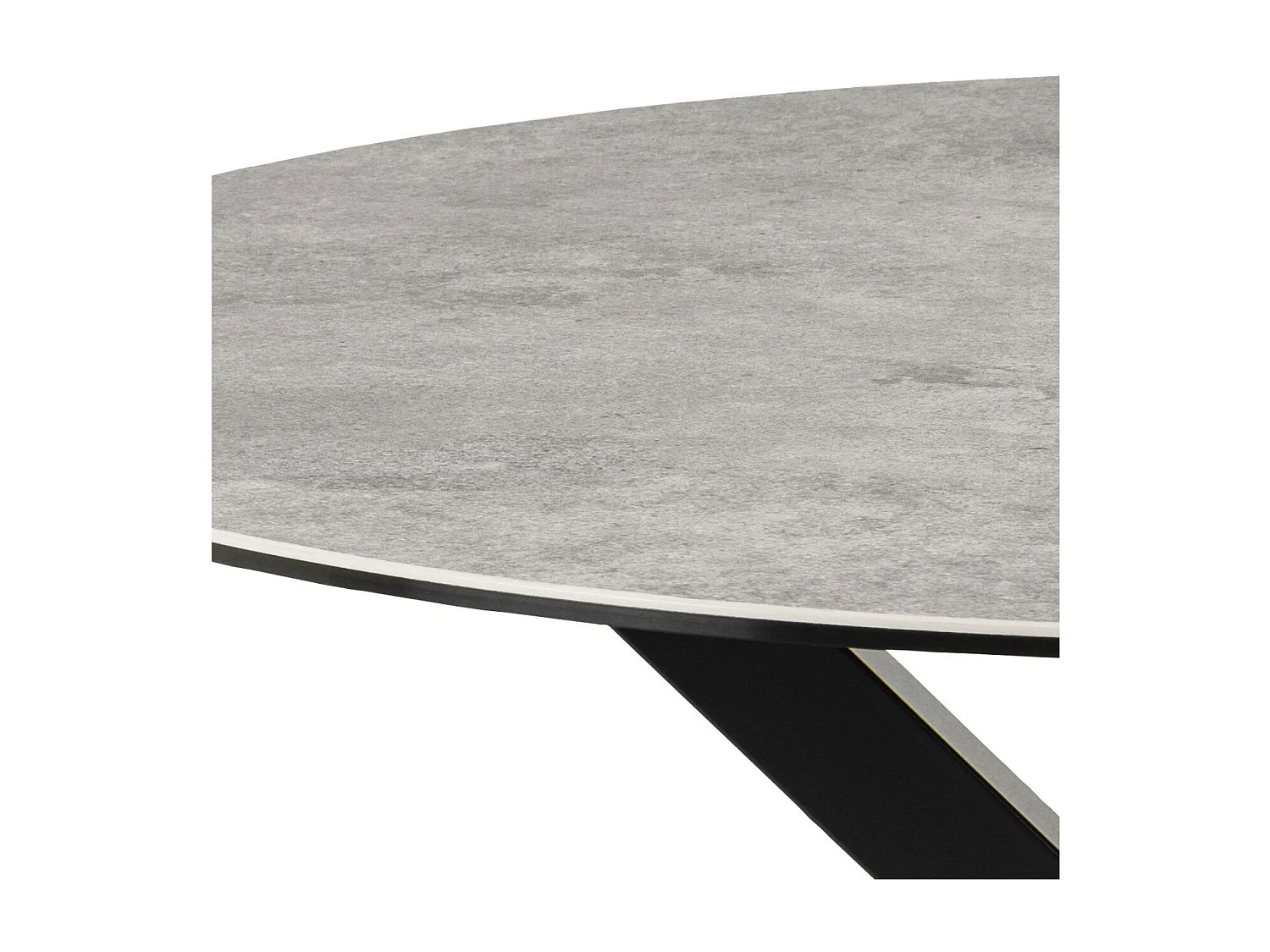 Heaven Esstisch Ø119cm grau.