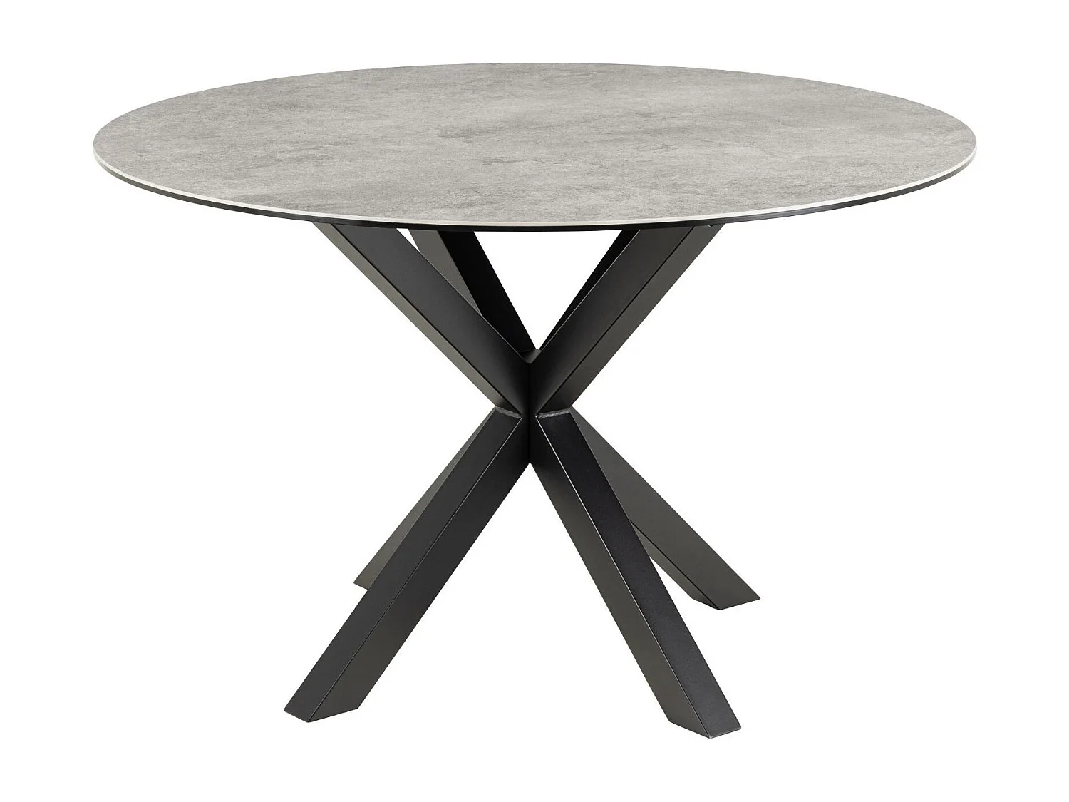 Table de salle à manger ronde en céramique L119 4 personnes - NEIVA