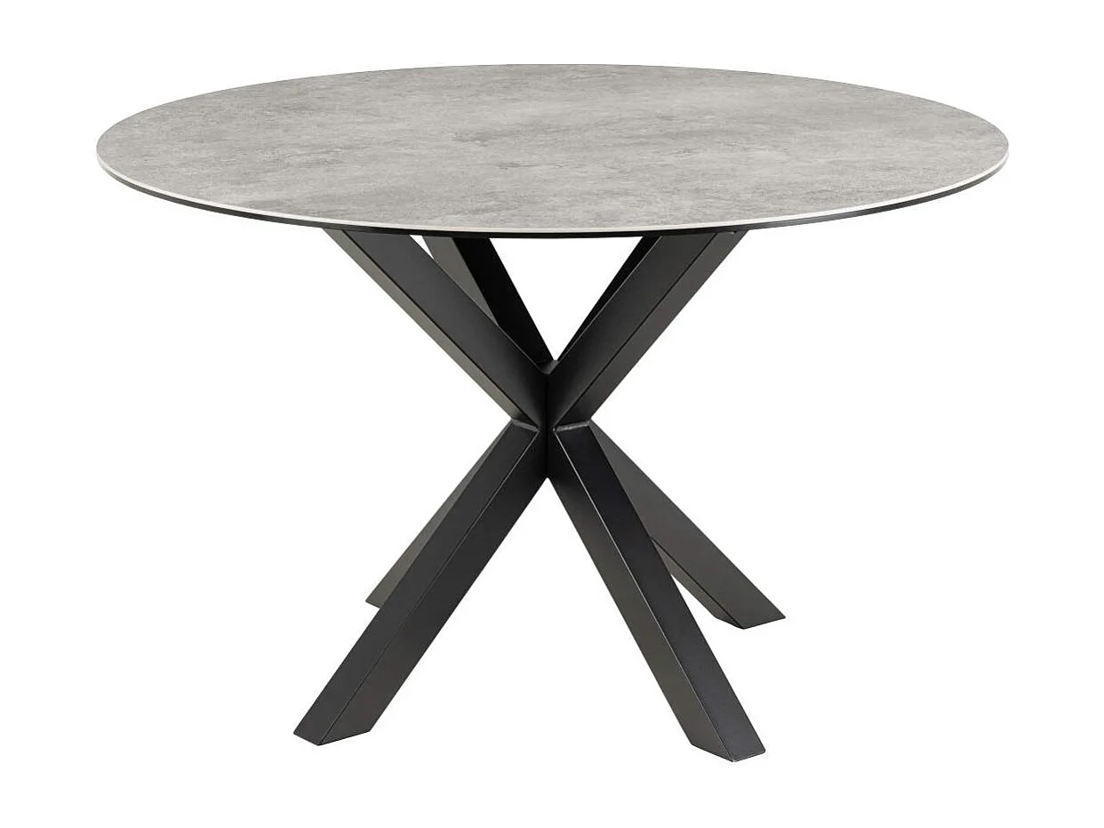 Heaven table de salle à manger Ø119cm gris.
