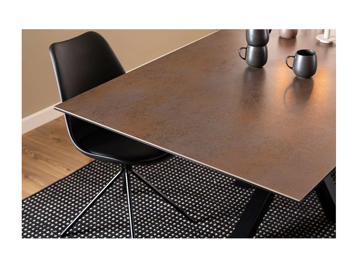 Heaven Esstisch 100x200cm braun.