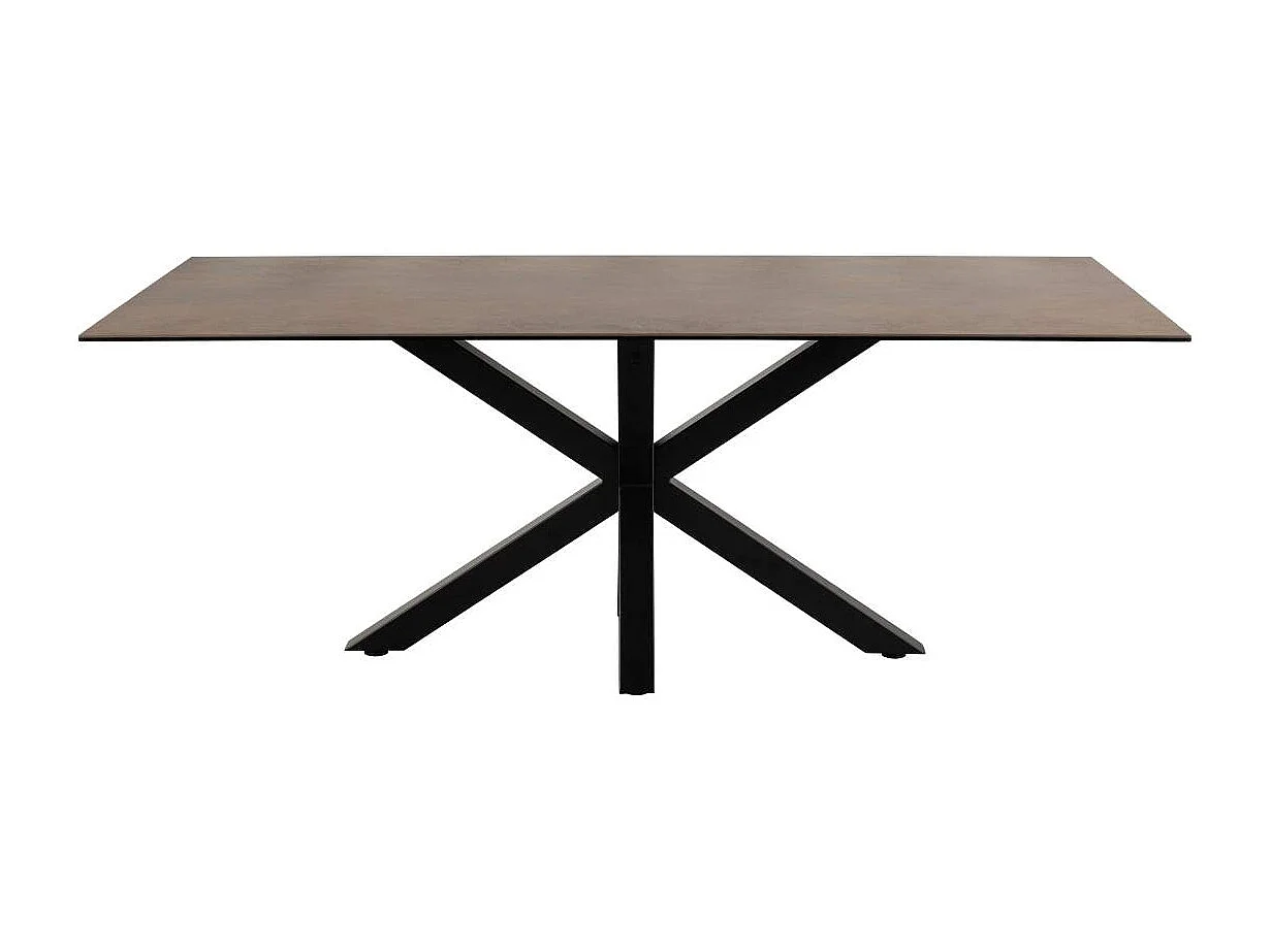 Heaven table de salle à manger 100x200cm marron.