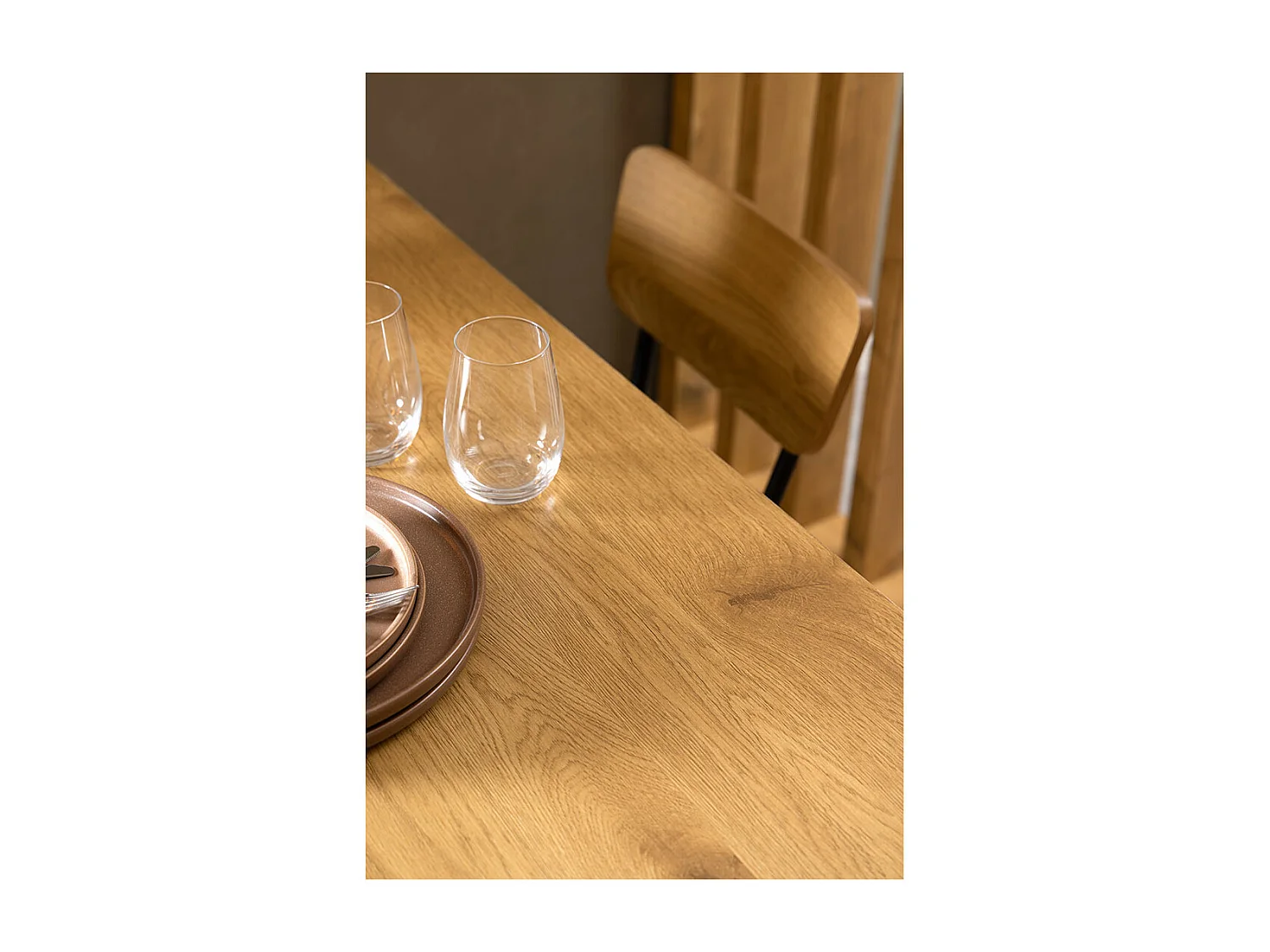 Peru table de salle à manger 80x120cm nature.